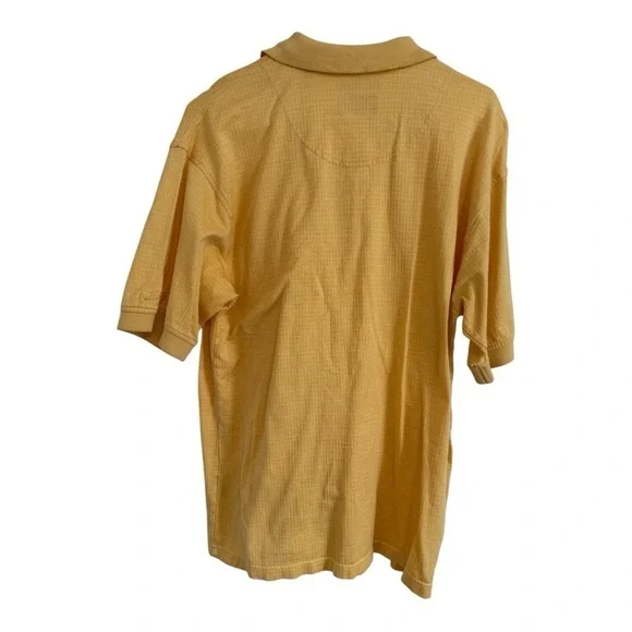 John Daly Rare Vintage Gold Golf Polo Shirt Mens Medium Cotton Retro Style - Picture 4 of 4